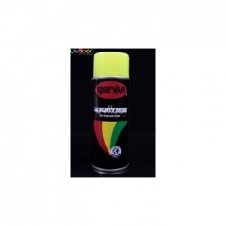 Spray Peinture Fluorescente 400 ml : JAUNE