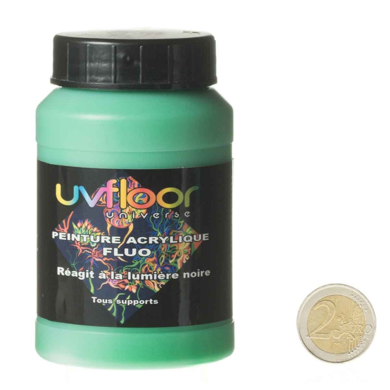 Pot de Peinture fluorescente 250 ml - VERT