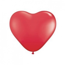 Ballons coeur rouges