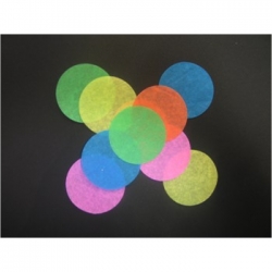 Confettis de Scènes Ronds Ø 55 mm Multicolores