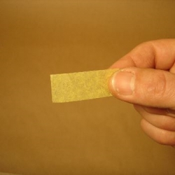 Confettis rectangulaires 2 x 5 cm JAUNES