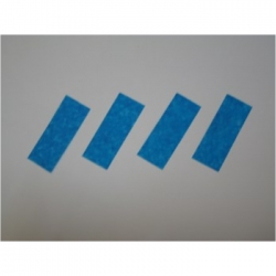 Confettis rectangulaires 2 x 5 cm Turquoise