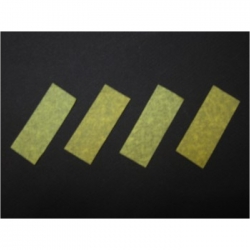Confettis rectangulaires 2 x 5 cm Jaunes