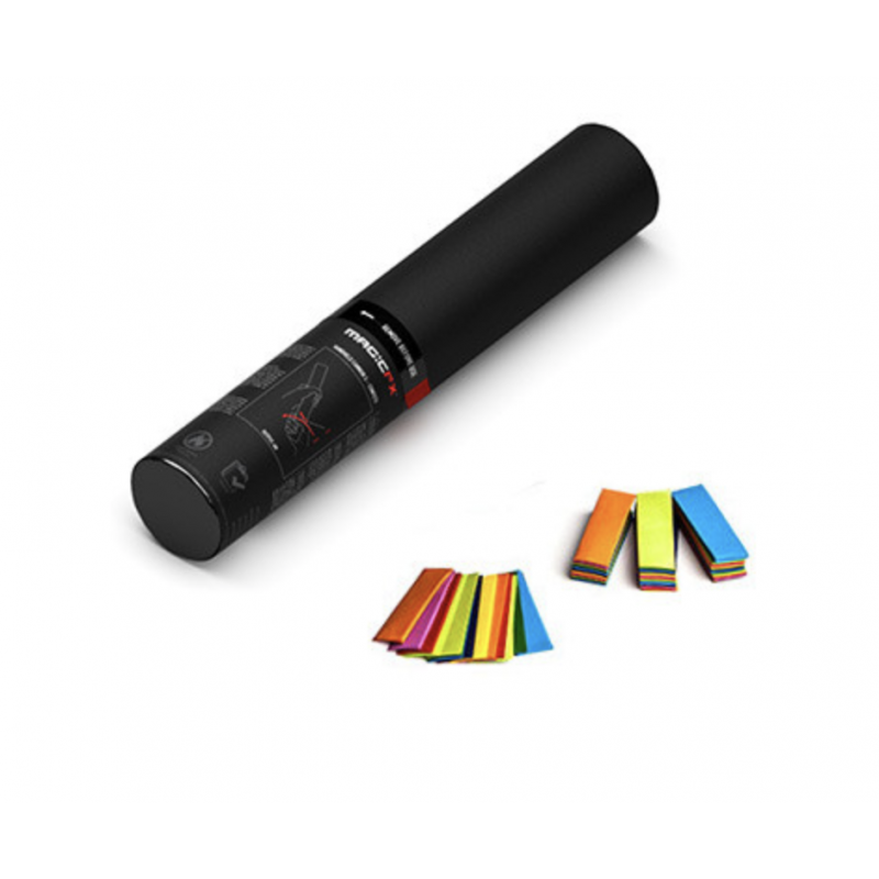 Canon lanceur 28 cm MF manuel : Confettis Multicolores rectangulaires