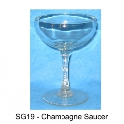 Verre Coupe de Champagne en Résine cassable