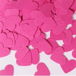 confetti coeur rose