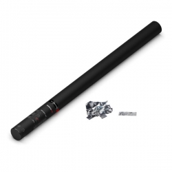 Canon lanceur 80 cm MF manuel : Confettis Argent 17x55 mm