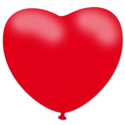 Ballon cœur Rouge Ø 100 cm x l'unité
