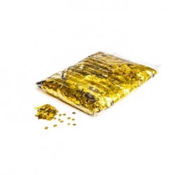 Confettis forme Carré 6x6 mm Métal Or Ignif. x 1 kg - MF