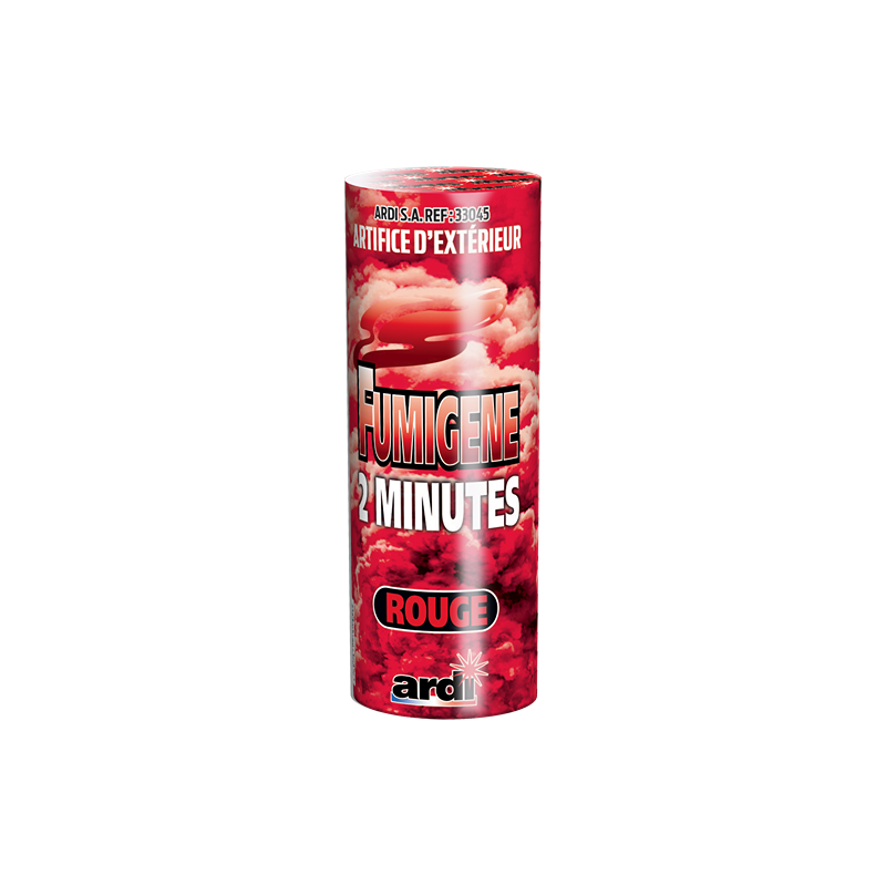 fumigene 2 mn rouge