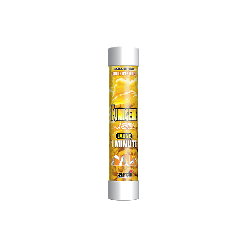 fumigene frottoir jaune