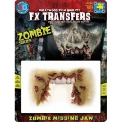 Transfert Machoire manquante Zombie 3D -HALLOWEEN