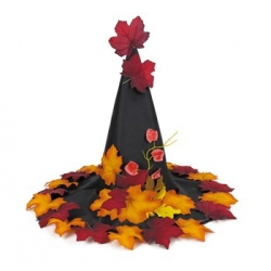 Chapeau de sorcière automnal Diam.50 cm Halloween