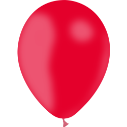 Ballons Ø 28 cm Rouges x 100 unités