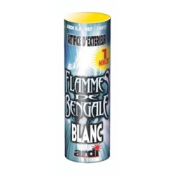 Flamme de Bengale 1 mn Blanc Clignotant  Ar.