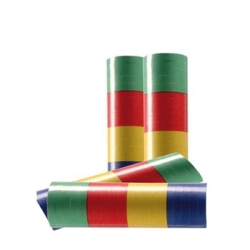 Minis Serpentins Multicolores Rouleaux de 18 unités sachet de 4