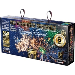 Feux d'artifices automat. Portable Luxe x 8 mn Champs Elysées-F3n "Champs...