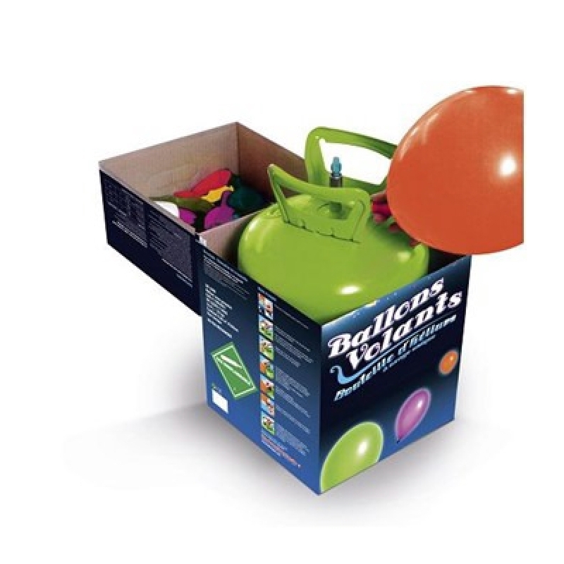 Hélium 0,25 m3 pour Gonfler 30 ballons Ø 23 cm (Bouteille jetable)