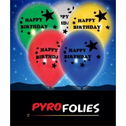 Ballons lumineux "Happy Birthday"