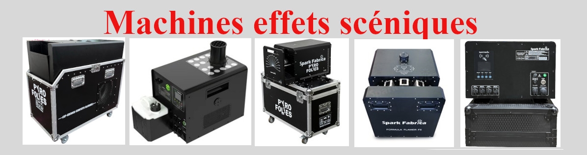 Machines effets scéniques